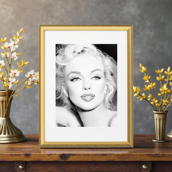Framed Art Print Marilyn Monroe Custom Framed 11x14 SET GOLD OR BLACK MATTED - Picture 6 of 8